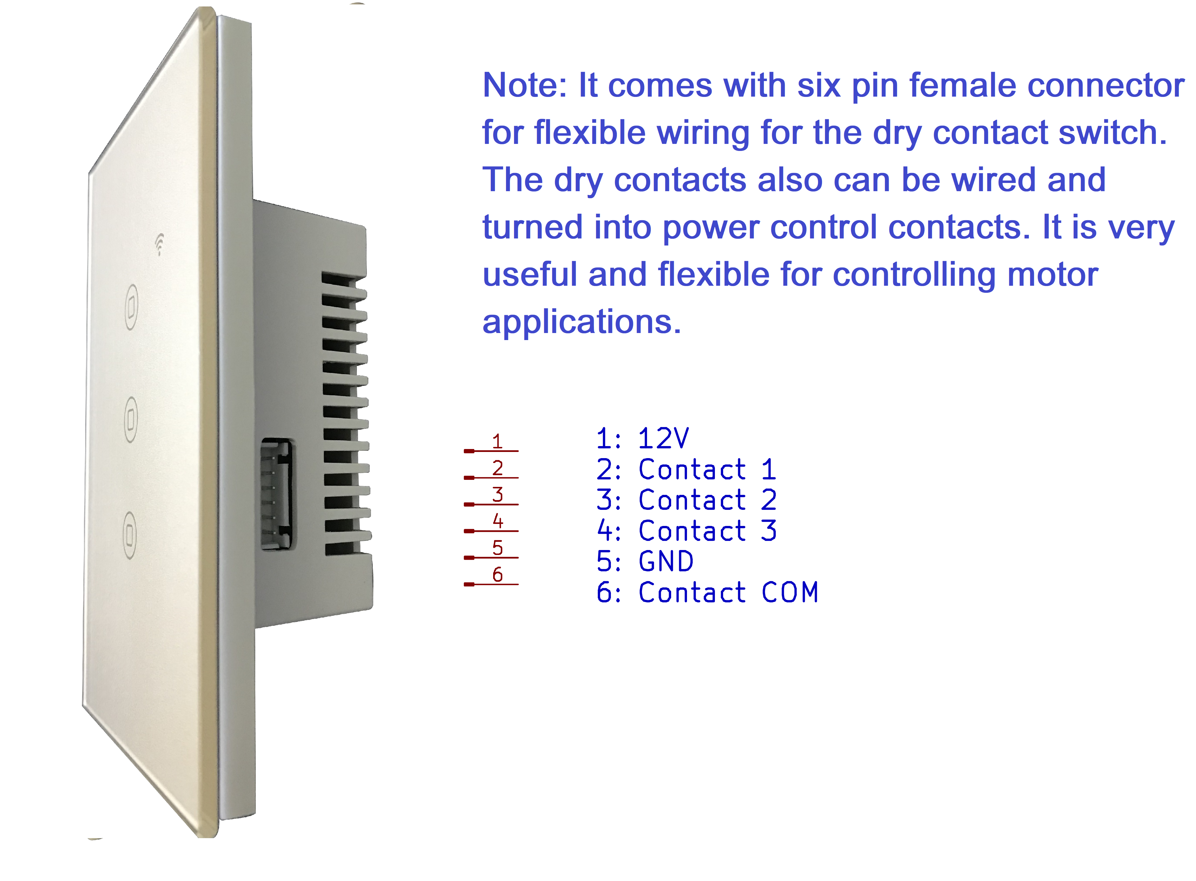 Smart WiFi AC Switch Controller for Blind, Curtains, Fan Motors [SWCtrl-AC]  : METechs sells Remote Control curtain rods, motorized roller shades,  Electronic Keyless Door Locks, Industrial and home automation products!,  Save big